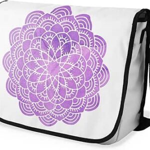 بوناميزون شنطة ماسنجر مدرسية مطبوعة رقميا مع حزام اسود للطلاب، شنطة كروس وشنطة ساعي، شنطة كتف للمدرسة، العودة الى المدرسة، المقاس: 29 × 36 سم