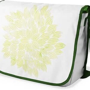 شنطة ماسنجر مدرسية مطبوعة رقميا مع احزمة كاكي للبنات والاولاد من لو جاردين دو لين، شنطة ماسنجر للطلاب، شنط كتف مقاس 29 × 36 سم