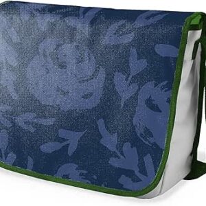 بوناميزون شنطة ماسنجر مدرسية مطبوعة رقميا مع حزام كاكي للطلاب، شنطة كروس وشنطة ساعي، شنطة كتف للمدرسة، العودة الى المدرسة، المقاس: 29 × 36 سم