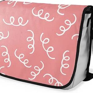 بوناميزون شنطة ماسنجر مدرسية مطبوعة رقميا مع حزام اسود للطلاب، شنطة كروس وشنطة ساعي، شنطة كتف للمدرسة، العودة الى المدرسة، المقاس: 29 × 36 سم