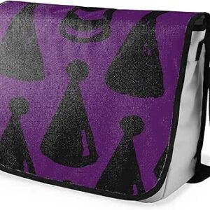 بوناميزون شنطة ماسنجر مدرسية مطبوعة رقميا مع حزام اسود للطلاب، شنطة كروس وشنطة ساعي، شنطة كتف للمدرسة، العودة الى المدرسة، المقاس: 29 × 36 سم