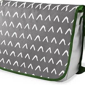 شنطة ماسنجر مدرسية مطبوعة رقميا مع احزمة كاكي للبنات والاولاد من لو جاردين دو لين، شنطة ماسنجر للطلاب، شنط كتف مقاس 29 × 36 سم