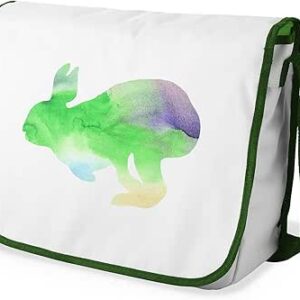 بونامايسون حقيبة مدرسية رسول مطبوعة رقميًا مع حزام كاكي للطلاب ، حقيبة كروس بودي ، حقيبة ساعي ، حقيبة كتف للمدرسة، العودة إلى المدرسة، الحجم: 29 × 36 سم، ألوان متعددة