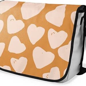 شنطة ماسنجر مدرسية مطبوعة رقمية بحزام اسود للبنات والاولاد من لو جاردين دو لين، شنطة ماسنجر للطلاب، شنط كتف مقاس 29 × 36 سم