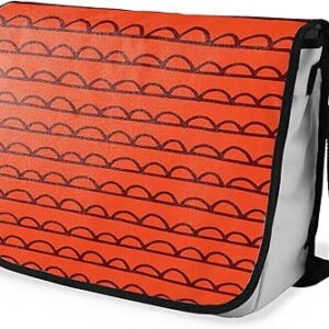 شنطة ماسنجر مدرسية مطبوعة رقمية بحزام اسود للبنات والاولاد من لو جاردين دو لين، شنطة ماسنجر للطلاب، شنط كتف مقاس 29 × 36 سم