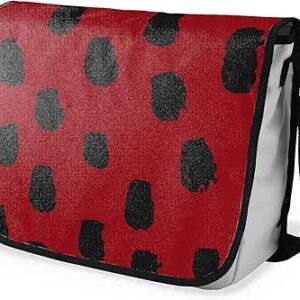 شنطة ماسنجر مدرسية مطبوعة رقمية بحزام اسود للبنات والاولاد من لو جاردين دو لين، شنطة ماسنجر للطلاب، شنط كتف مقاس 29 × 36 سم