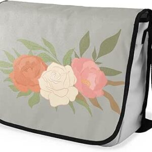 شنطة ماسنجر مدرسية مطبوعة رقمية بحزام اسود للبنات والاولاد من لو جاردين دو لين، شنطة ماسنجر للطلاب، شنط كتف مقاس 29 × 36 سم