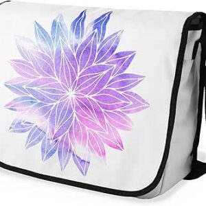 بوناميزون شنطة ماسنجر مدرسية مطبوعة رقميا مع حزام اسود للطلاب، شنطة كروس وشنطة ساعي، شنطة كتف للمدرسة، العودة الى المدرسة، المقاس: 29 × 36 سم