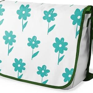 شنطة ماسنجر مدرسية مطبوعة رقميا مع احزمة كاكي للبنات والاولاد من لو جاردين دو لين، شنطة ماسنجر للطلاب، شنط كتف مقاس 29 × 36 سم