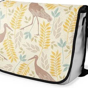 شنطة ماسنجر مدرسية مطبوعة رقمية بحزام اسود للبنات والاولاد من لو جاردين دو لين، شنطة ماسنجر للطلاب، شنط كتف مقاس 29 × 36 سم