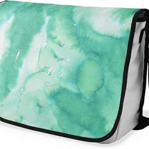 بوناميزون شنطة ماسنجر مدرسية مطبوعة رقميا مع حزام اسود للطلاب، شنطة كروس وشنطة ساعي، شنطة كتف للمدرسة، العودة الى المدرسة، المقاس: 29 × 36 سم