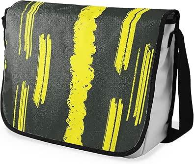 شنطة ماسنجر مدرسية مطبوعة رقمية بحزام اسود للبنات والاولاد من لو جاردين دو لين، شنطة ماسنجر للطلاب، شنط كتف مقاس 29 × 36 سم