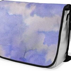 شنطة ماسنجر مدرسية مطبوعة رقمية بحزام اسود للبنات والاولاد من لو جاردين دو لين، شنطة ماسنجر للطلاب، شنط كتف مقاس 29 × 36 سم