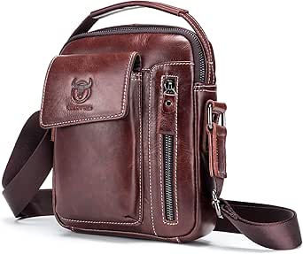 حقيبة كتف كلاسيكية للرجال من بيبيبيسكي حقيبة سفر رياضية خارجية حقيبة يد كاجوال، أحمر