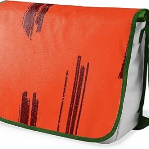 بوناميزون شنطة ماسنجر مدرسية مطبوعة رقميا مع حزام كاكي للطلاب، شنطة كروس وشنطة ساعي، شنطة كتف للمدرسة، العودة الى المدرسة، المقاس: 29 × 36 سم