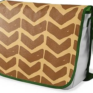 بوناميزون شنطة ماسنجر مدرسية مطبوعة رقميا مع حزام كاكي للطلاب، شنطة كروس وشنطة ساعي، شنطة كتف للمدرسة، العودة الى المدرسة، المقاس: 29 × 36 سم