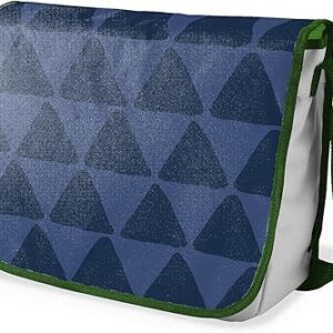 شنطة ماسنجر مدرسية مطبوعة رقميا مع احزمة كاكي للبنات والاولاد من لو جاردين دو لين، شنطة ماسنجر للطلاب، شنط كتف مقاس 29 × 36 سم