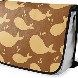 بوناميزون شنطة ماسنجر مدرسية مطبوعة رقميا مع حزام اسود للطلاب، شنطة كروس وشنطة ساعي، شنطة كتف للمدرسة، العودة الى المدرسة، المقاس: 29 × 36 سم