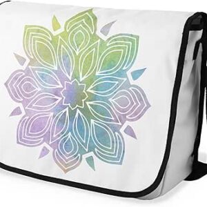 شنطة ماسنجر مدرسية مطبوعة رقمية بحزام اسود للبنات والاولاد من لو جاردين دو لين، شنطة ماسنجر للطلاب، شنط كتف مقاس 29 × 36 سم