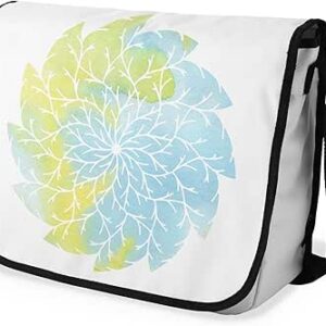 بوناميزون شنطة ماسنجر مدرسية مطبوعة رقميا مع حزام اسود للطلاب، شنطة كروس وشنطة ساعي، شنطة كتف للمدرسة، العودة الى المدرسة، المقاس: 29 × 36 سم