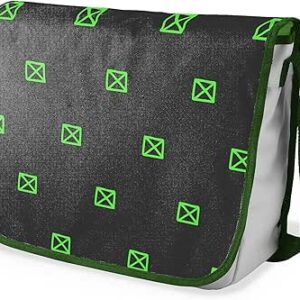 شنطة ماسنجر مدرسية مطبوعة رقميا مع احزمة كاكي للبنات والاولاد من لو جاردين دو لين، شنطة ماسنجر للطلاب، شنط كتف مقاس 29 × 36 سم