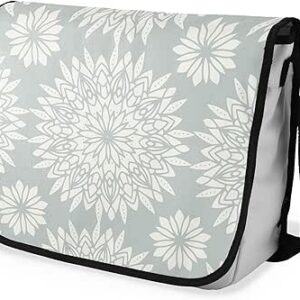 بوناميزون شنطة ماسنجر مدرسية مطبوعة رقميا مع حزام اسود للطلاب، شنطة كروس وشنطة ساعي، شنطة كتف للمدرسة، العودة الى المدرسة، المقاس: 29 × 36 سم