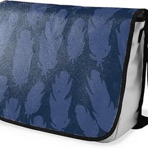 شنطة ماسنجر مدرسية مطبوعة رقمية بحزام اسود للبنات والاولاد من لو جاردين دو لين، شنطة ماسنجر للطلاب، شنط كتف مقاس 29 × 36 سم