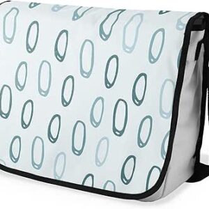 شنطة ماسنجر مدرسية مطبوعة رقمية بحزام اسود للبنات والاولاد من لو جاردين دو لين، شنطة ماسنجر للطلاب، شنط كتف مقاس 29 × 36 سم