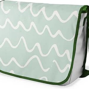 شنطة ماسنجر مدرسية مطبوعة رقميا مع احزمة كاكي للبنات والاولاد من لو جاردين دو لين، شنطة ماسنجر للطلاب، شنط كتف مقاس 29 × 36 سم