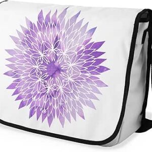 بوناميزون شنطة ماسنجر مدرسية مطبوعة رقميا مع حزام اسود للطلاب، شنطة كروس وشنطة ساعي، شنطة كتف للمدرسة، العودة الى المدرسة، المقاس: 29 × 36 سم