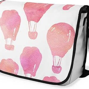 شنطة ماسنجر مدرسية مطبوعة رقمية بحزام اسود للبنات والاولاد من لو جاردين دو لين، شنطة ماسنجر للطلاب، شنط كتف مقاس 29 × 36 سم