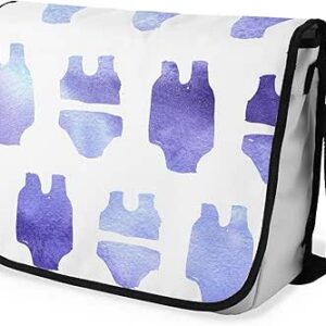 بوناميزون شنطة ماسنجر مدرسية مطبوعة رقميا مع حزام اسود للطلاب، شنطة كروس وشنطة ساعي، شنطة كتف للمدرسة، العودة الى المدرسة، المقاس: 29 × 36 سم