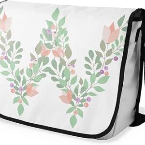 بوناميزون شنطة ماسنجر مدرسية مطبوعة رقميا مع حزام اسود للطلاب، شنطة كروس وشنطة ساعي، شنطة كتف للمدرسة، العودة الى المدرسة، المقاس: 29 × 36 سم