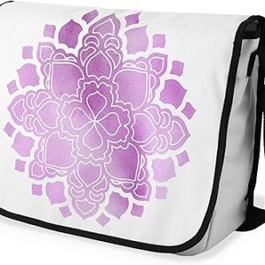 بوناميزون شنطة ماسنجر مدرسية مطبوعة رقميا مع حزام اسود للطلاب، شنطة كروس وشنطة ساعي، شنطة كتف للمدرسة، العودة الى المدرسة، المقاس: 29 × 36 سم