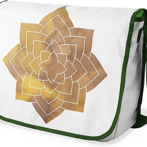 شنطة ماسنجر مدرسية مطبوعة رقميا مع احزمة كاكي للبنات والاولاد من لو جاردين دو لين، شنطة ماسنجر للطلاب، شنط كتف مقاس 29 × 36 سم