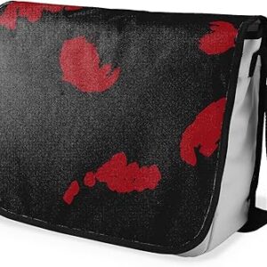 شنطة ماسنجر مدرسية مطبوعة رقمية بحزام اسود للبنات والاولاد من لو جاردين دو لين، شنطة ماسنجر للطلاب، شنط كتف مقاس 29 × 36 سم