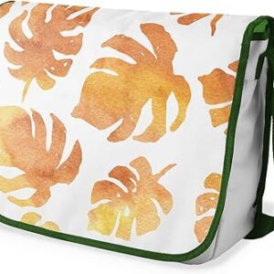 شنطة ماسنجر مدرسية مطبوعة رقميا مع احزمة كاكي للبنات والاولاد من لو جاردين دو لين، شنطة ماسنجر للطلاب، شنط كتف مقاس 29 × 36 سم