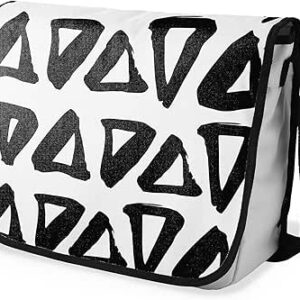 شنطة ماسنجر مدرسية مطبوعة رقمية بحزام اسود للبنات والاولاد من لو جاردين دو لين، شنطة ماسنجر للطلاب، شنط كتف مقاس 29 × 36 سم