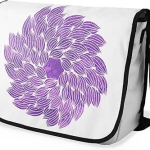 بوناميزون شنطة ماسنجر مدرسية مطبوعة رقميا مع حزام اسود للطلاب، شنطة كروس وشنطة ساعي، شنطة كتف للمدرسة، العودة الى المدرسة، المقاس: 29 × 36 سم