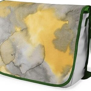 شنطة ماسنجر مدرسية مطبوعة رقميا مع احزمة كاكي للبنات والاولاد من لو جاردين دو لين، شنطة ماسنجر للطلاب، شنط كتف مقاس 29 × 36 سم