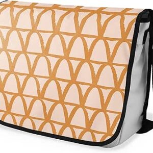 شنطة ماسنجر مدرسية مطبوعة رقمية بحزام اسود للبنات والاولاد من لو جاردين دو لين، شنطة ماسنجر للطلاب، شنط كتف مقاس 29 × 36 سم