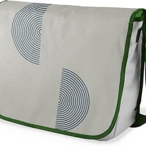 بوناميزون شنطة ماسنجر مدرسية مطبوعة رقميا مع حزام كاكي للطلاب، شنطة كروس وشنطة ساعي، شنطة كتف للمدرسة، العودة الى المدرسة، المقاس: 29 × 36 سم