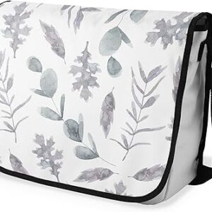 بوناميزون شنطة ماسنجر مدرسية مطبوعة رقميا مع حزام اسود للطلاب، شنطة كروس وشنطة ساعي، شنطة كتف للمدرسة، العودة الى المدرسة، المقاس: 29 × 36 سم