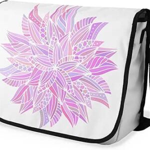 شنطة ماسنجر مدرسية مطبوعة رقمية بحزام اسود للبنات والاولاد من لو جاردين دو لين، شنطة ماسنجر للطلاب، شنط كتف مقاس 29 × 36 سم