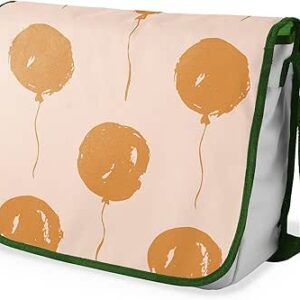 شنطة ماسنجر مدرسية مطبوعة رقميا مع احزمة كاكي للبنات والاولاد من لو جاردين دو لين، شنطة ماسنجر للطلاب، شنط كتف مقاس 29 × 36 سم