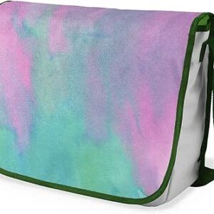 شنطة ماسنجر مدرسية مطبوعة رقميا مع احزمة كاكي للبنات والاولاد من لو جاردين دو لين، شنطة ماسنجر للطلاب، شنط كتف مقاس 29 × 36 سم