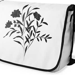 شنطة ماسنجر مدرسية مطبوعة رقمية بحزام اسود للبنات والاولاد من لو جاردين دو لين، شنطة ماسنجر للطلاب، شنط كتف مقاس 29 × 36 سم