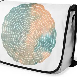 بوناميزون شنطة ماسنجر مدرسية مطبوعة رقميا مع حزام اسود للطلاب، شنطة كروس وشنطة ساعي، شنطة كتف للمدرسة، العودة الى المدرسة، المقاس: 29 × 36 سم