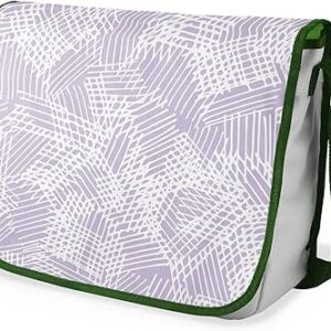 بوناميزون شنطة ماسنجر مدرسية مطبوعة رقميا مع حزام كاكي للطلاب، شنطة كروس وشنطة ساعي، شنطة كتف للمدرسة، العودة الى المدرسة، المقاس: 29 × 36 سم