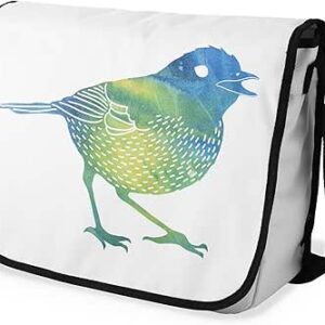 بوناميزون شنطة ماسنجر مدرسية مطبوعة رقميا مع حزام اسود للطلاب، شنطة كروس وشنطة ساعي، شنطة كتف للمدرسة، العودة الى المدرسة، المقاس: 29 × 36 سم